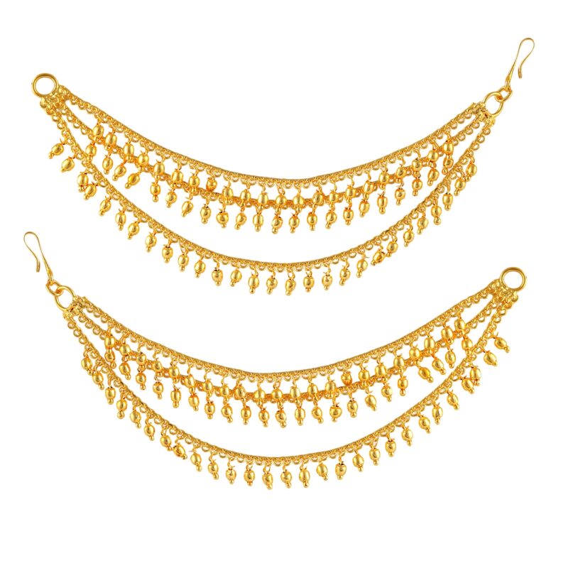 3-Layered Palin Balls Earchain pair