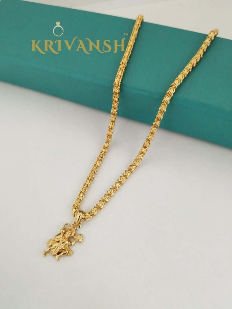 Short length Hanuman Pendant Neckchain