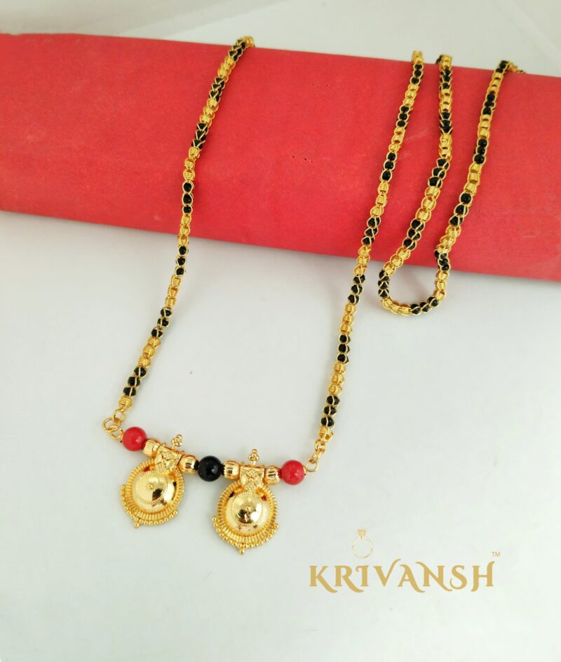 Impon Long length Pinjrapoth Mangalstra with Vatiset(pendal) - Image 3