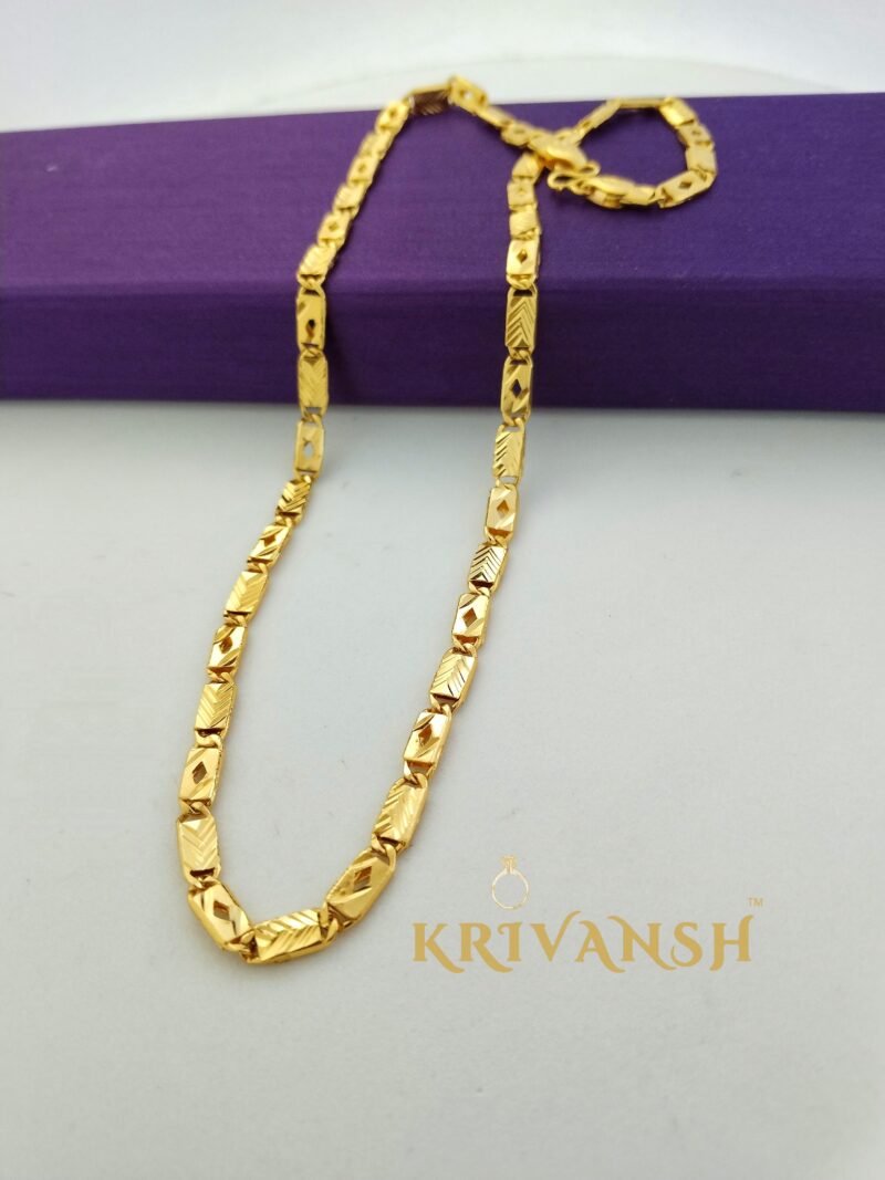 Short Length Biscuit Nawabi Men Chain