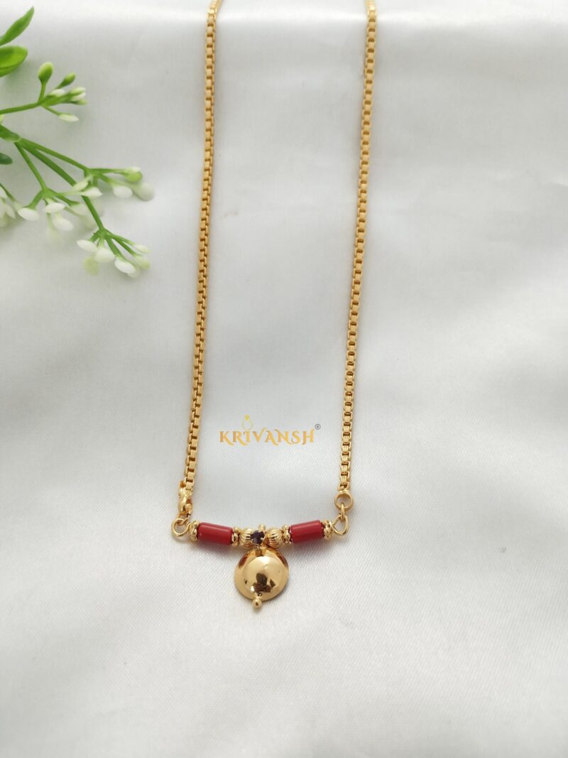 Long Mangaluru Style Tali Chain - Image 3