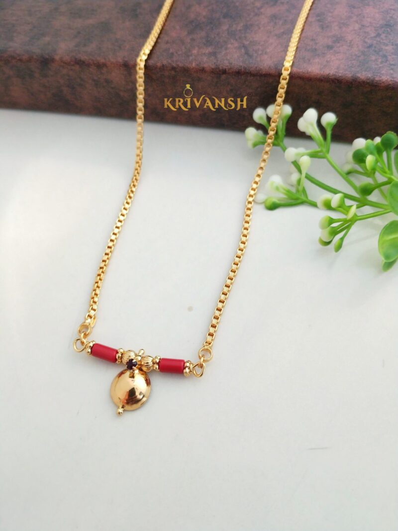 Long Mangaluru Style Tali Chain - Image 2