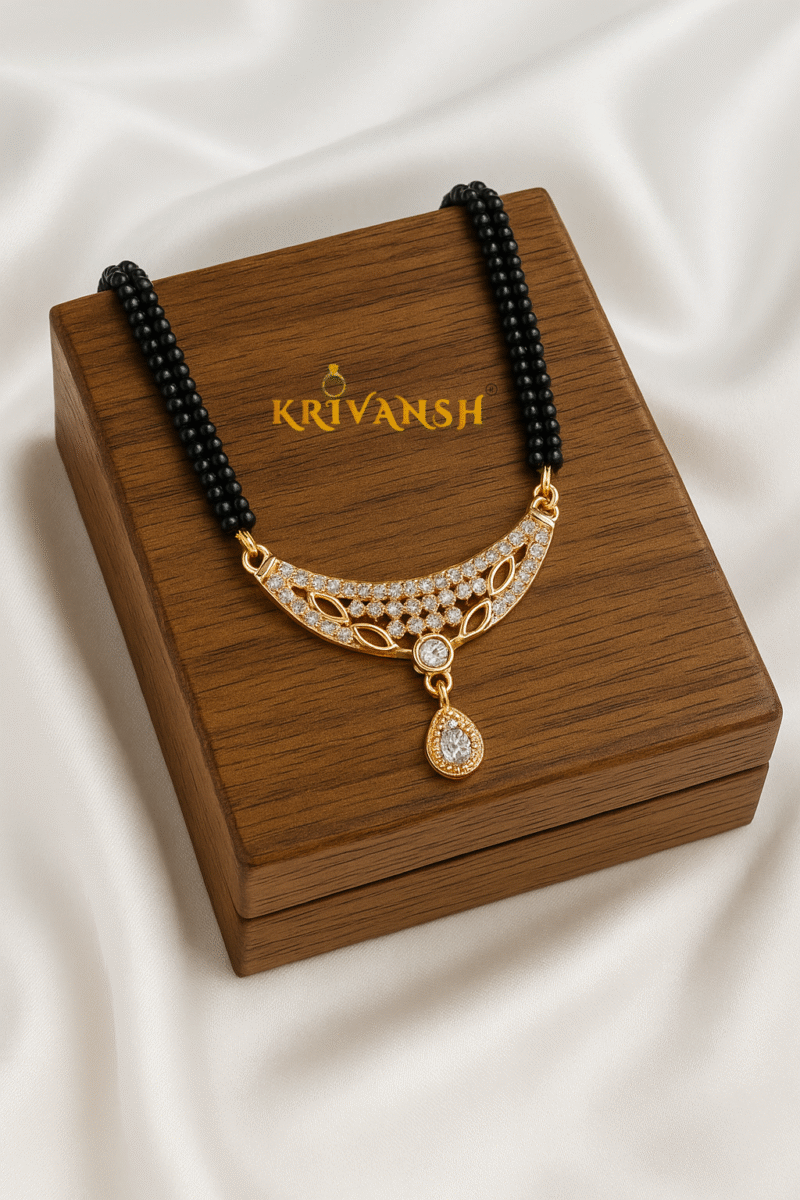 CZ Stone Short Length Mangalsutra